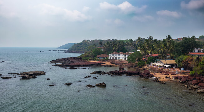 Dona Paula cape is a viewpoint in Panjim city in Goa state of India