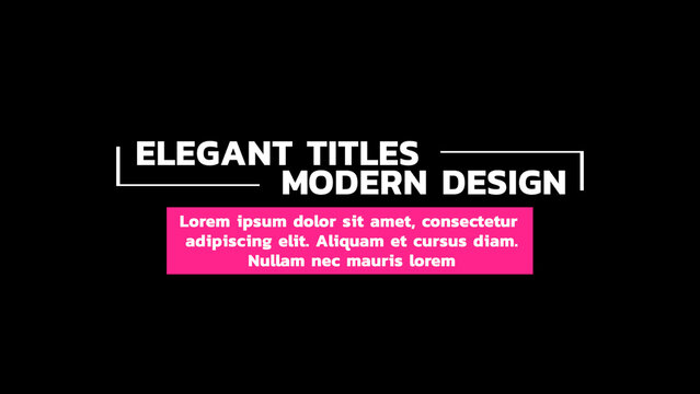 Simple Clean Title 9