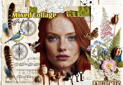 Mixed Collage Photo Effect