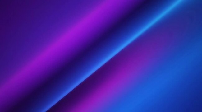 Abstract Neon Light Streaks Glide Across Deep Blue and Magenta Background Cinematic Motion