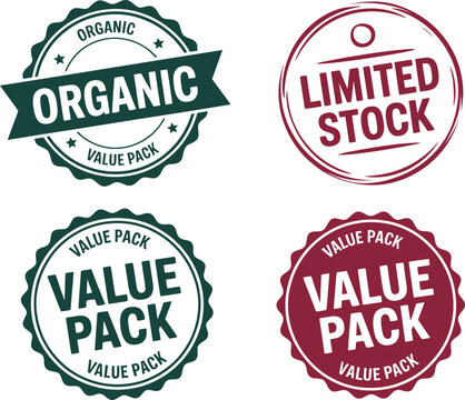 Organic and Value Pack Stamp Set
