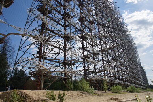 Massive Steel Lattice Structure of the Duga Over-the-Horizon Radar in Chernobyl-2