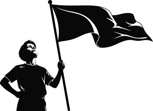 Independence day silhouette celebration freedom