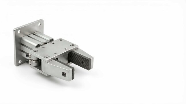 sfp fiber optic transceiver module isolated on white background