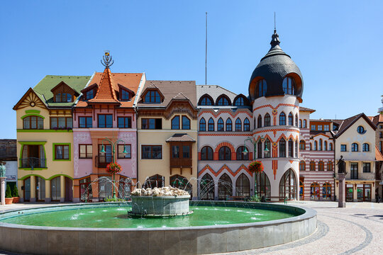 Europe square in Komarno. Slovakia