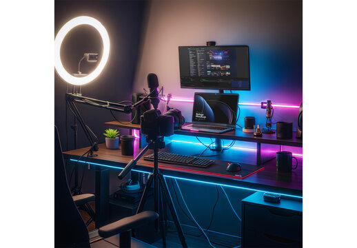 Studio Setup Mockup 1