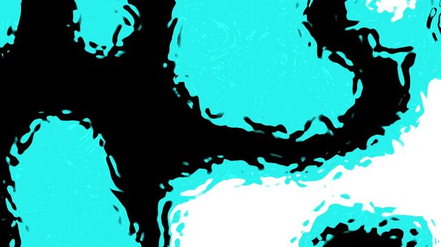 Abstract blue and black fluid morphing shapes background liquid motion modern dynamic vibrant art suitable for motion graphics, presentations, websites, or video projects.