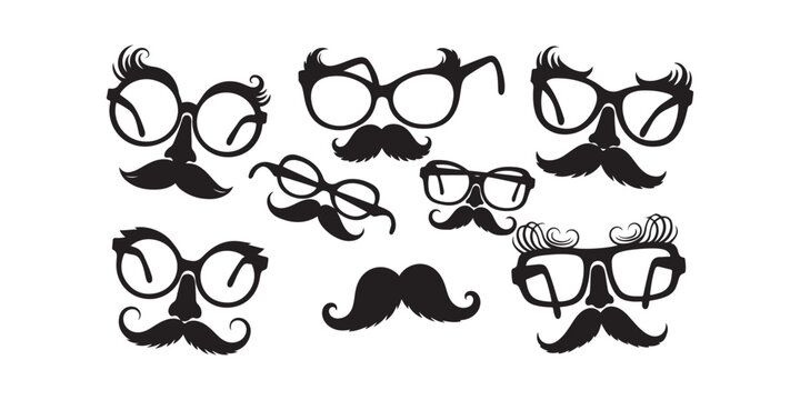 April fools' day silhouette accessories for pranksters and jokers