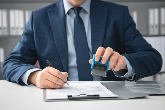 Business person working in the office