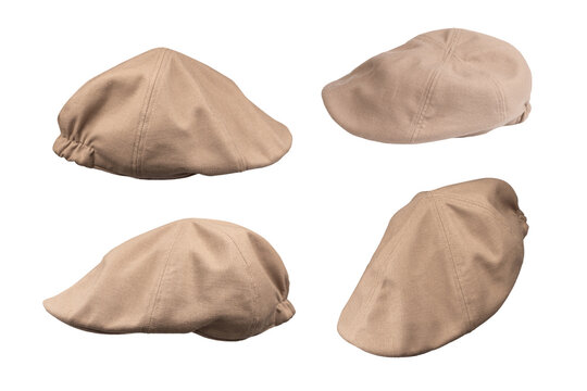 Ascot cap isolated on a white background.