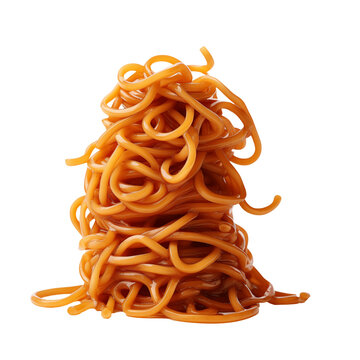 isolated liquid caramel noodles png