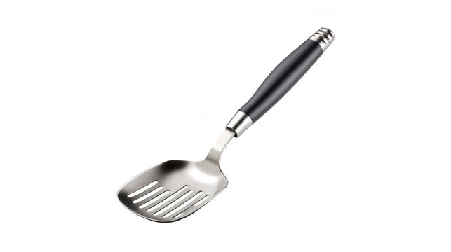 High quality stainless steel slotted serving spoon with ergonomic handle