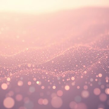 Floating digital essence, low-angle dreamscape, gentle pastels meld with subtle data streams,  technology,  ethereal