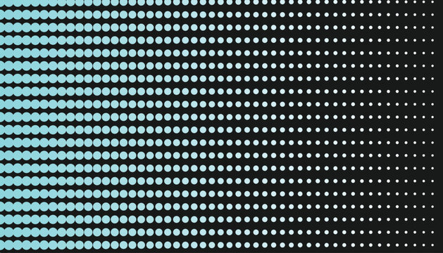 Light blue and white circles gradient on black background