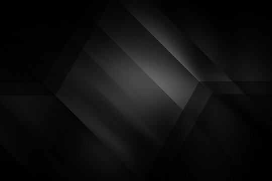 Dark Abstract Geometric Background with Black Diagonal Planes