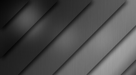 Obraz premium Metallic Gray Abstract Background with Brushed Texture