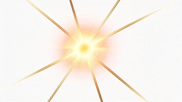 Golden Sunburst Light Effect with Radiant Rays on White Background Abstract Shine for Design Celebration and Spiritual Concepts,detail,detail,detail,detail,detail,detail,detail
