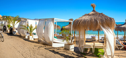 Benalmadena beach, Malaga province, Andalusia, Spain