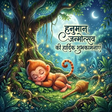 CUTE LITTLE LORD HANUMAN. HAPPY HANUMAN JAYANTI