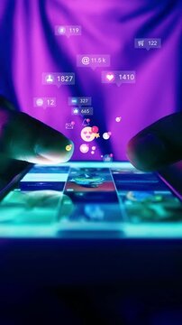 marketing, business, technology, social media, like, media, scrolling, social, social network, application, communication, cyberspace, icon, follow, message, online, background, concept, viral video