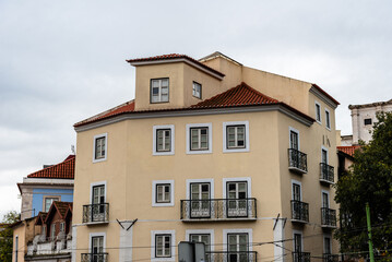 Fototapeta premium Alfama Quarter Buildings