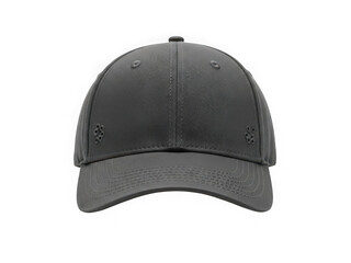 Obraz premium Black baseball cap isolated on transparent background