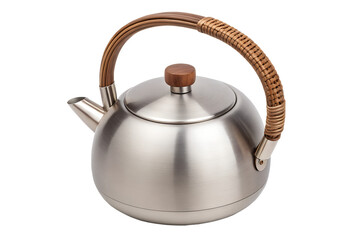 Fototapeta premium Stainless Steel Tea Kettle Stock Photo
