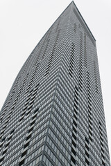Obraz premium skyward view of L-Tower, designed by Daniel Libeskind, a 58-storey residential skyscraper in Toronto (8 The Esplanade)