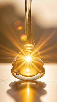 Golden vitamin essence: sunlight absorption, wellness boost, immune support, bone strength, daily intake, vital nutrient, energy source, body health.