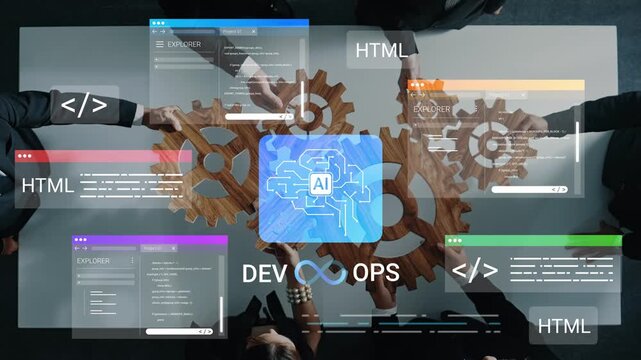 Collaborative Teamwork in DevOps with AI Integration and Web Development Elements for Enhanced Efficiency and Process Optimization Gluon.