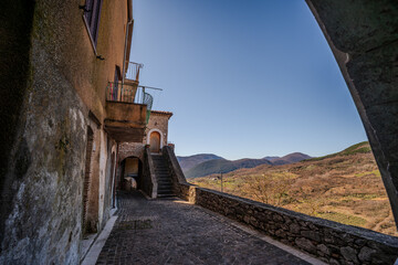 Fototapeta premium Fornelli, Isernia, Molise. Views and glimpses 0226V