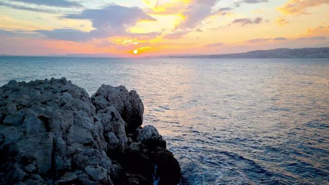 Landscape in the Cap de Nice, South of France