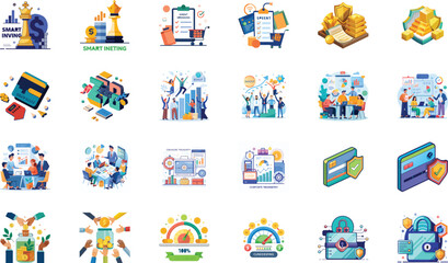 Fototapeta premium Smart investing strategy to make profit. finance management, investment, and financial planning, business success.