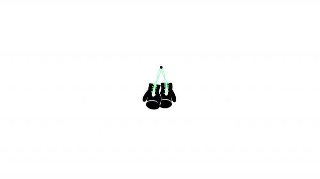 Boxing gloves icon
