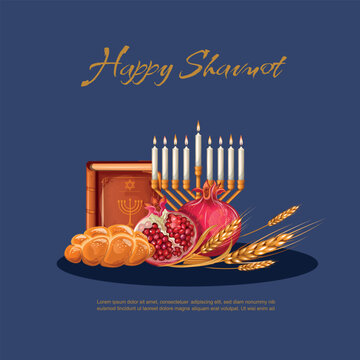 Illustration for the holiday of Shavuot