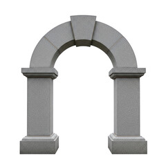 Obraz premium Ancient stone archway with two columns