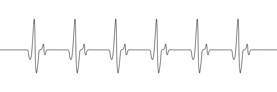 heart beat line heartbeat health continuous icon pulse rate medical art love. ekg heart beat line vector care ecg drawing logo draw life cardio illustration single medicine one healthy cardiogram wave