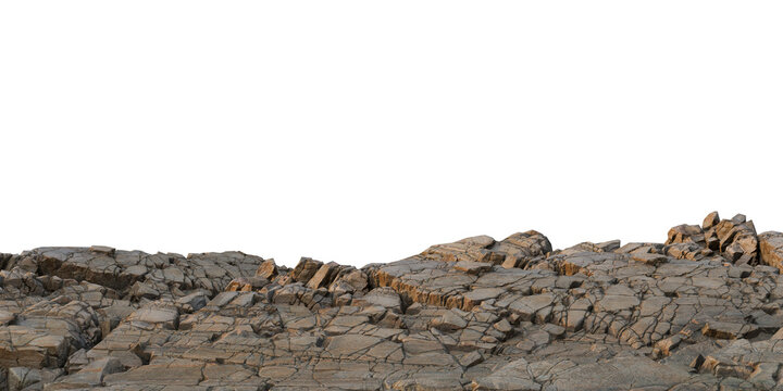 rock in the mountains png landscape cracked rocky terrain Isolated