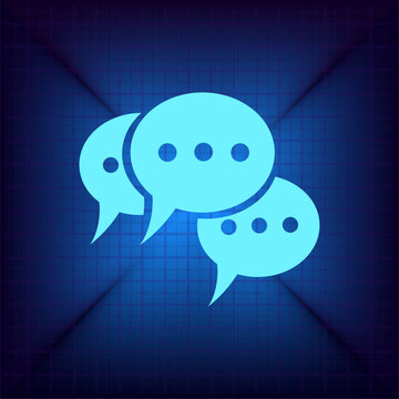 Vector illustration on a blue background