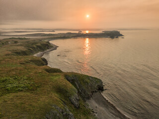 Obraz premium bays and coves of the Krabbe Peninsula in Primorye, Russia