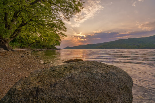 bays and coves of the Krabbe Peninsula in Primorye, Russia