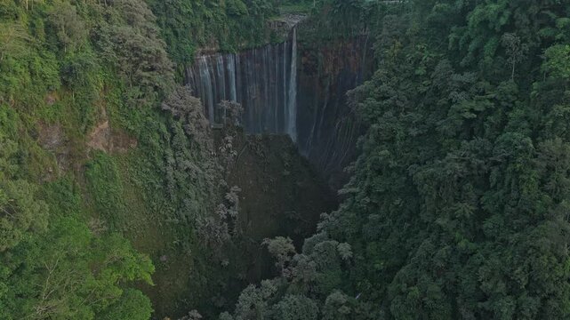 Revealing tumpak sewu waterfall in east java indonesia