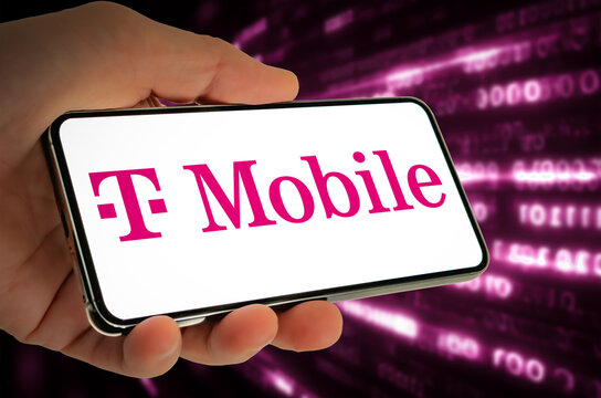 T-Mobile branding on mobile phone screen