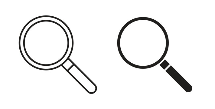 Loupe icon symbol vector illustration. vector flat clipart object eps10