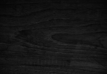 Naklejka premium dark wood texture black background 