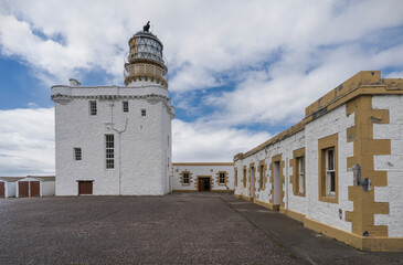 lighthouse and fog horn of fraserburgh