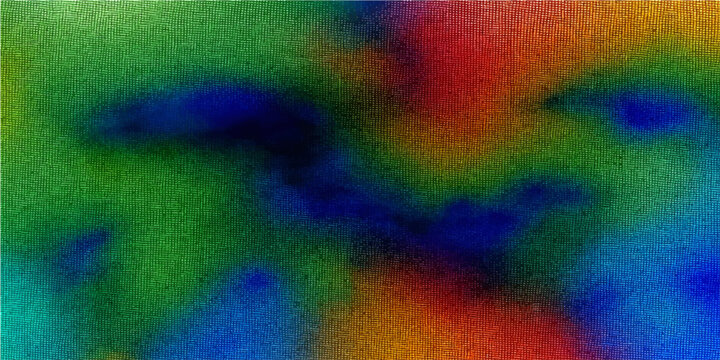Vibrant rainbow watercolor art featuring a bright abstract painting with a seamless grunge texture and artistic pink and blue patterns for a colorful vector wallpaper backdrop