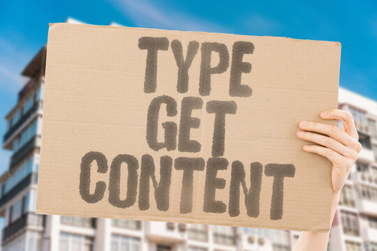 "Type Get Content" You type a short instruction and AI generates full polished content ready to publish, share, or submit immediately. AI. TYPE. GENERATE. TOOL. USER.