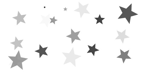 Fototapeta premium a set of stars shape on transparency background