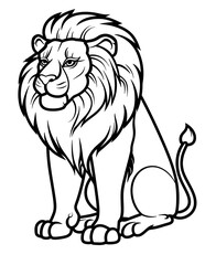 Obraz premium Animal Adults Coloring Pages, Animal Coloring Page, Animals Coloring Book, Animals Outline, Animals Lineart